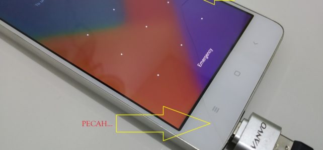 Touchscreen pecah cara membuka hp